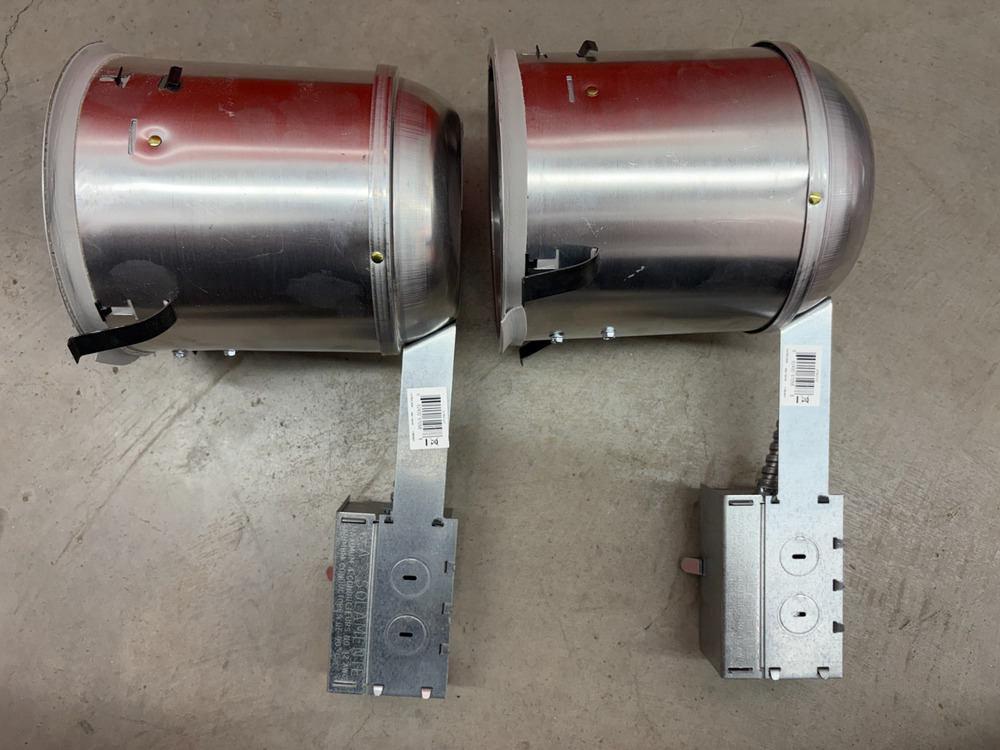 Lot of 2 Halo H7RICAT 6" Recessed Lighting Housing IC 120V Line Voltage